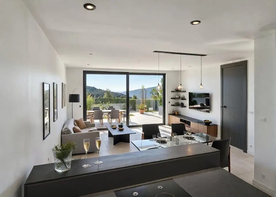 Render interno App. 3 - 2½ locali, Piano terra